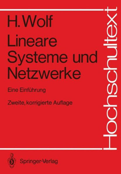 Lineare Systeme Und Netzwerke: Eine Einführung