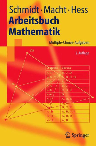 Arbeitsbuch Mathematik: Multiple-Choice-Aufgaben