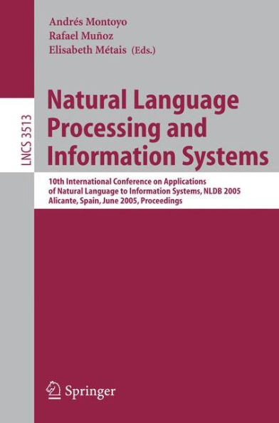 Natural Language Processing and Information Systems: 10th International Conference on Applications of Natural Language to Information Systems, Nldb 20