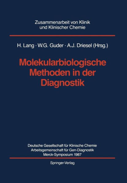 Molekularbiologische Methoden in Der Diagnostik