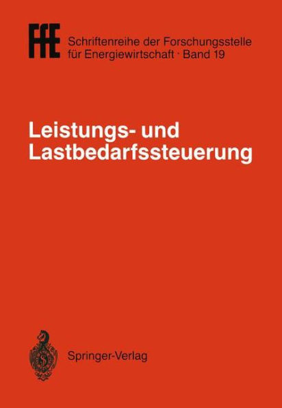 Leistungs- Und Lastbedarfssteuerung: VDI/Vde/Gfpe-Tagung in Schliersee Am 2./3. Mai 1989