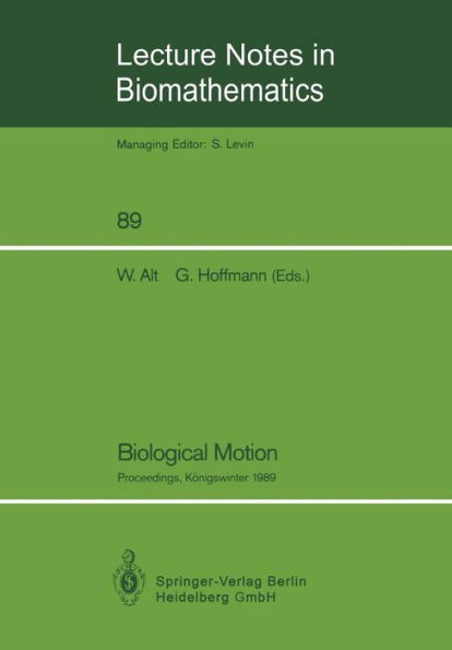 Biological Motion: Proceedings of a Workshop Held in Königswinter, Germany, March 16-19, 1989