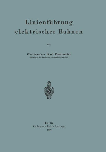 Linienführung Elektrischer Bahnen