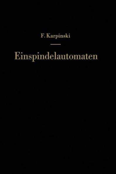 Einspindelautomaten