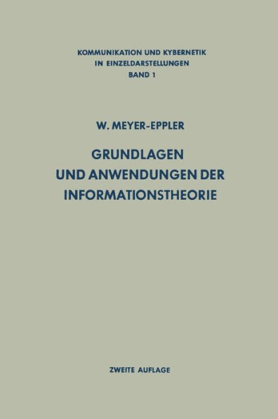 Grundlagen Und Anwendungen Der Informationstheorie
