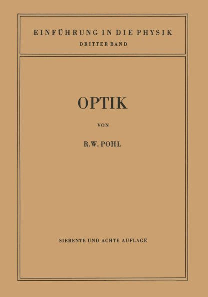 EinfÃ¼hrung in Die Optik