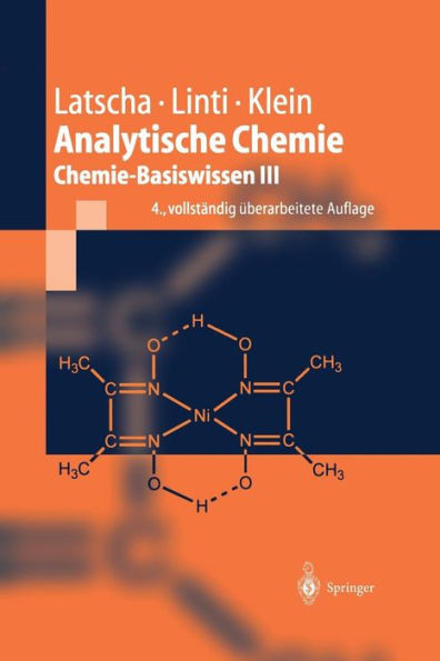 Analytische Chemie: Chemie--Basiswissen III