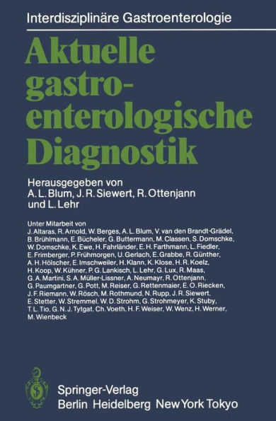 Aktuelle Gastroenterologische Diagnostik