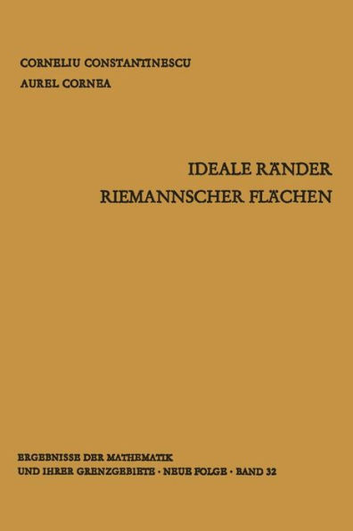 Ideale RÃ¤nder Riemannscher FlÃ¤chen