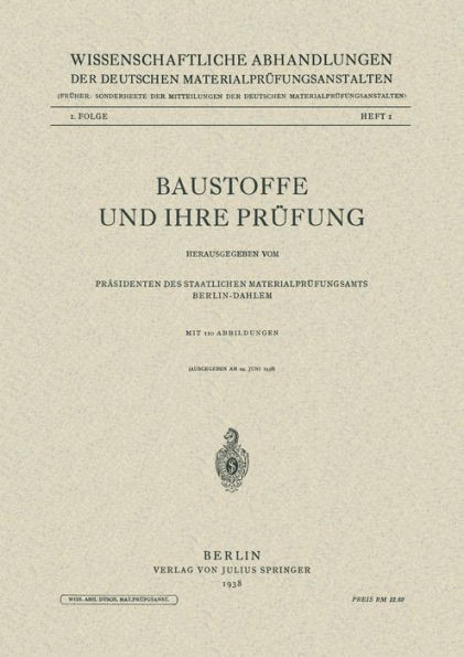 Baustoffe Und Ihre Prüfung