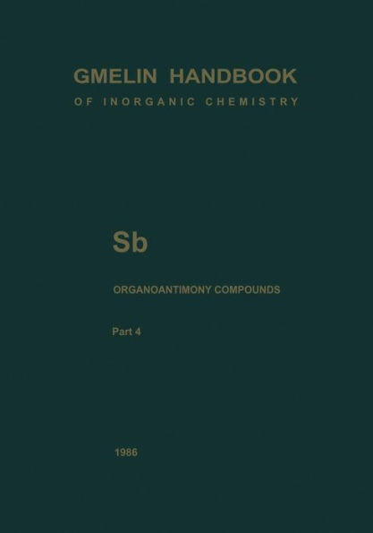 Sb Organoantimony Compounds Part 4: Compounds of Pentavalent Antimony with Three Sb-C Bonds
