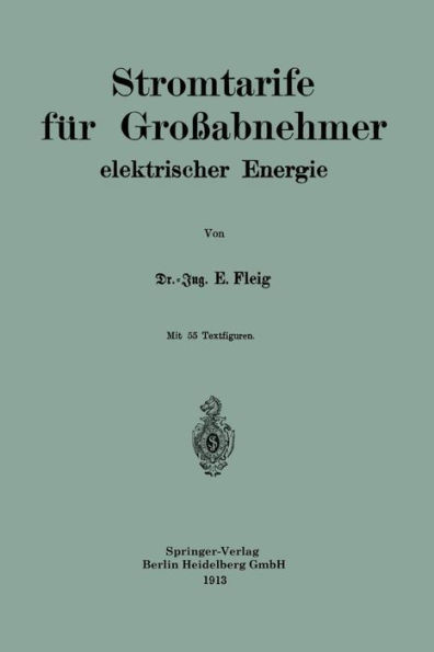 Stromtarife Für Großabnehmer Elektrischer Energie
