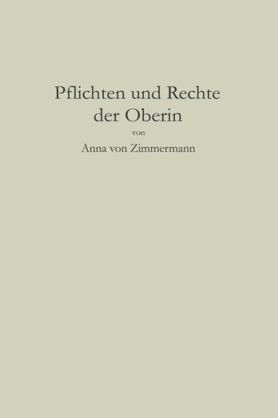 Pflichten Und Rechte Der Oberin