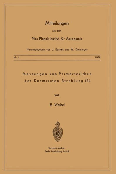 Messung Von Primärteilchen Der Kosmischen Strahlung (S)