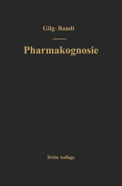 Lehrbuch Der Pharmakognosie