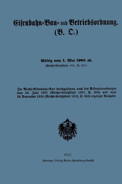 Eisenbahn-Bau- Und Betriebsordnung