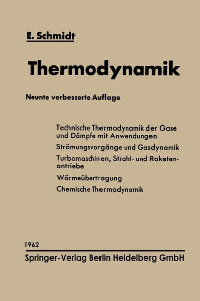 Einführung in Die Technische Thermodynamik Und in Die Grundlagen Der Chemischen Thermodynamik