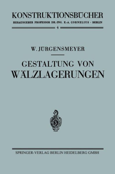 Gestaltung Von Wälzlagerungen