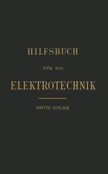 Hilfsbuch FÃ¼r Die Elektrotechnik