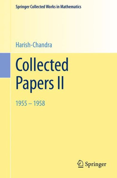 Collected Papers II: 1955 - 1958