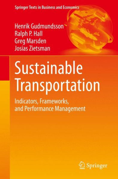 Sustainable Transportation: Indicators, Frameworks, and Performance Management