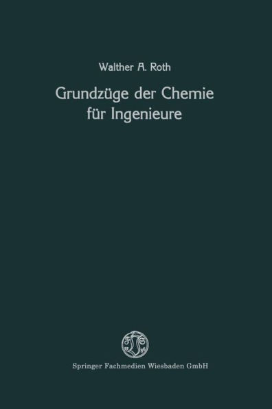 Grundzüge Der Chemie Für Ingenieure
