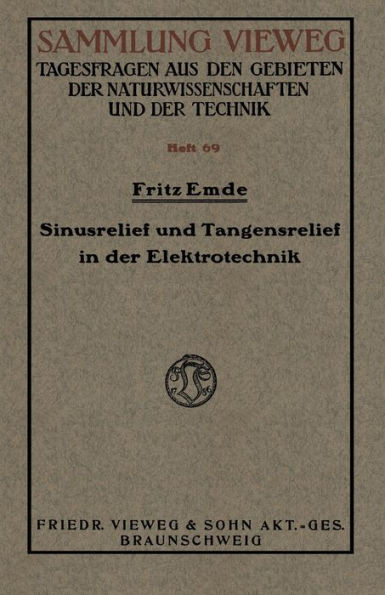 Sinusrelief Und Tangensrelief in Der Elektrotechnik
