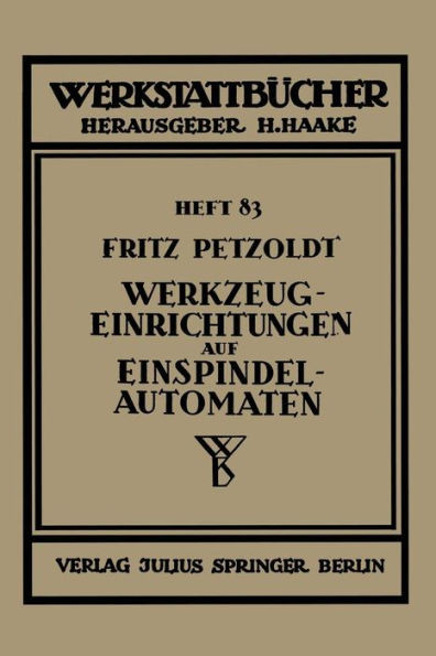 Werkzeugeinrichtungen Auf Einspindelautomaten