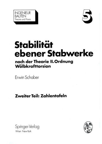 StabilitÃ¤t Ebener Stabwerke: Nach Der Theorie II. Ordnung WÃ¶lbkrafttorsion