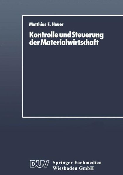 Kontrolle Und Steuerung Der Materialwirtschaft