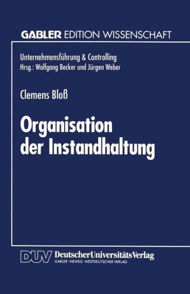 Organisation Der Instandhaltung