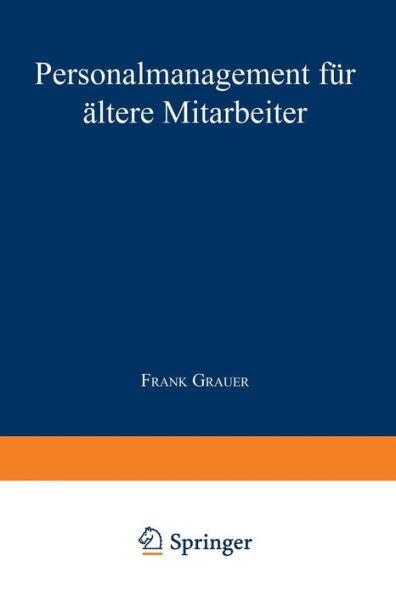 Personalmanagement FÃ¼r Ã„ltere Mitarbeiter