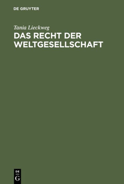 Das Recht der Weltgesellschaft