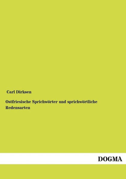 Ostfriesische SprichwÃ¶rter und sprichwÃ¶rtliche Redensarten