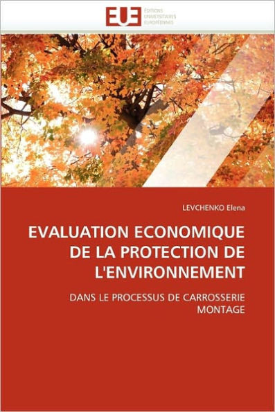 Evaluation economique de la protection de l''environnement
