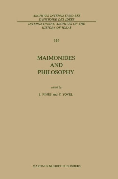 Maimonides and Philosophy