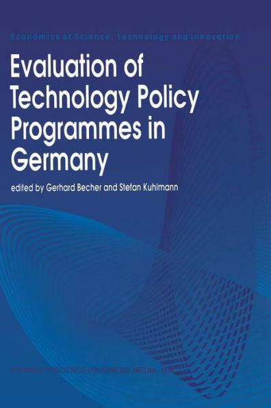 Evaluation of Technology Policy Programmes in Germany