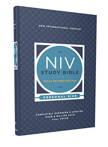 NIV Study Bible, Fully Revised Edition, Personal Size, Hardcover, Red Letter, Comfort Print