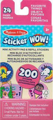 Sticker Wow! Mini Activity Pad with Refill Stickers - Favorite Things