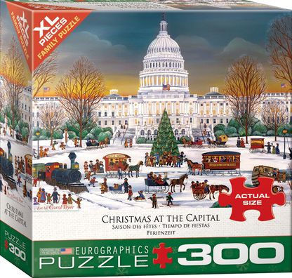 Christmas at the Capitol Family Puzzle 300pc