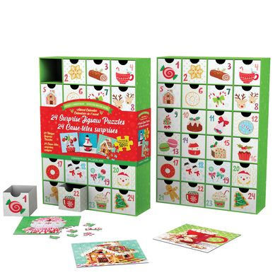 Sweet Christmas Advent Calendar Puzzle Set