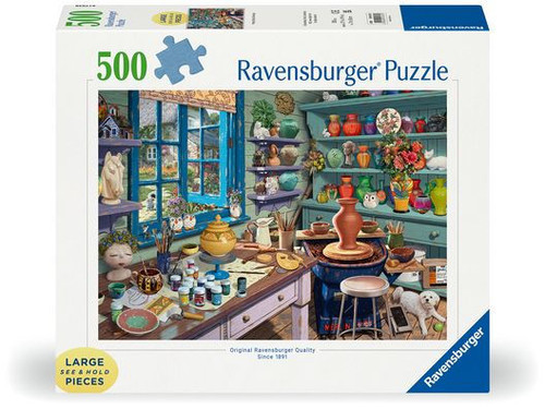 Pottery Studio Sanctuary 500 PC Large Format Puzzle