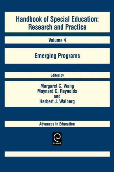 Handbook of Special Education: Emerging Programs