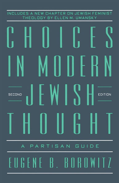 Choices in Modern Jewish Thought