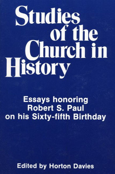 Studies of the Church in History