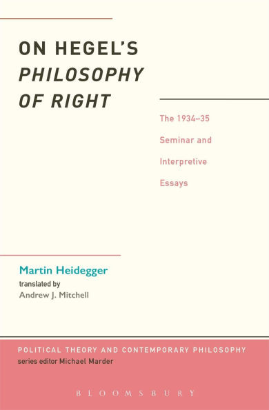 On Hegel's Philosophy of Right
