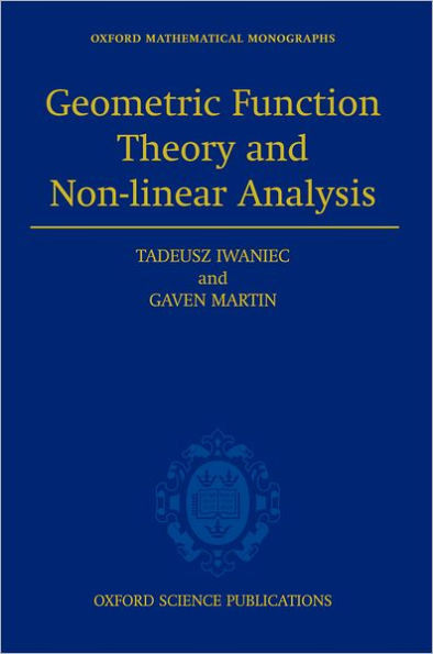 Geometric Function Theory and Non-Linear Analysis