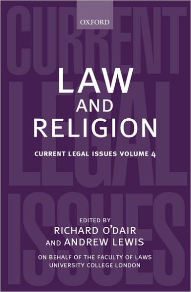 Law and Religion: Current Legal Issues Volume 4