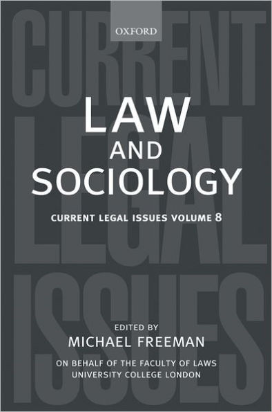 Law and Sociology: Current Legal Issues Vol. 8