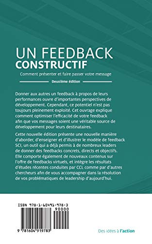 Feedback That Works: How to Build and Deliver Your Message, Second Edition (French) (French Edition)